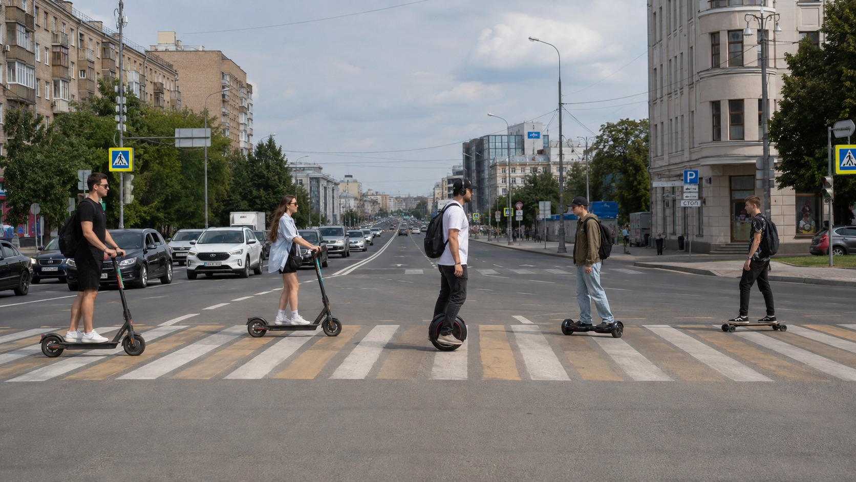 Средства индивидуальной мобильности СИМ в ПДД: что это, что относится, знаки и правила движения
